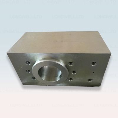 HHF-800/1000 Triplex Fluid End Module con pressione massima di 7500 psi, connessione API 6 e costruzione in acciaio forgiato