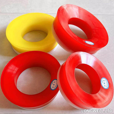Componenti della pompa di fango a pistoni di gomma in PU rosso AH000004050200 Pressione media